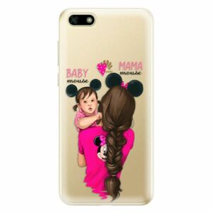 Odolné silikonové pouzdro iSaprio - Mama Mouse Brunette and Girl - Huawei Y5 2018 obraz