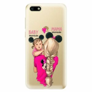 Odolné silikonové pouzdro iSaprio - Mama Mouse Blond and Girl - Huawei Y5 2018 obraz