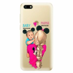 Odolné silikonové pouzdro iSaprio - Mama Mouse Blonde and Boy - Huawei Y5 2018 obraz