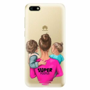 Odolné silikonové pouzdro iSaprio - Super Mama - Boy and Girl - Huawei Y5 2018 obraz