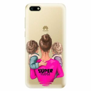 Odolné silikonové pouzdro iSaprio - Super Mama - Two Boys - Huawei Y5 2018 obraz