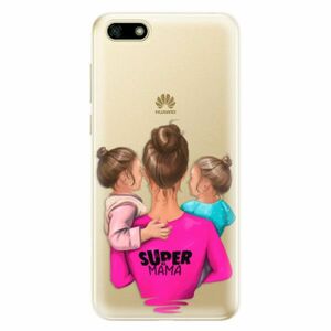 Odolné silikonové pouzdro iSaprio - Super Mama - Two Girls - Huawei Y5 2018 obraz