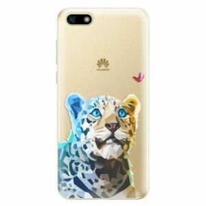Odolné silikonové pouzdro iSaprio - Leopard With Butterfly - Huawei Y5 2018 obraz