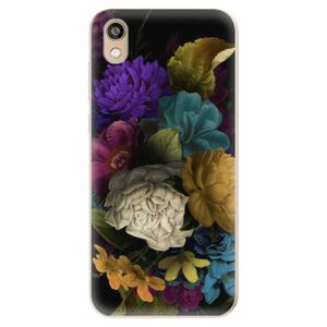Odolné silikonové pouzdro iSaprio - Dark Flowers - Huawei Honor 8S obraz