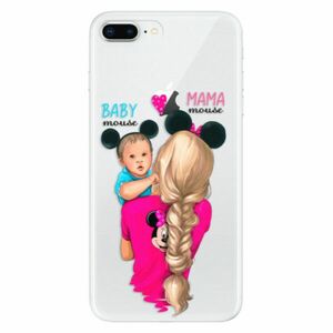 Odolné silikonové pouzdro iSaprio - Mama Mouse Blonde and Boy - iPhone 8 Plus obraz