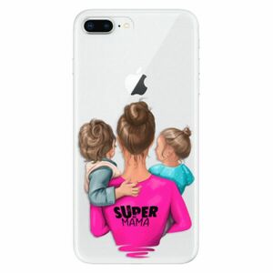 Odolné silikonové pouzdro iSaprio - Super Mama - Boy and Girl - iPhone 8 Plus obraz