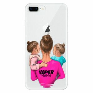 Odolné silikonové pouzdro iSaprio - Super Mama - Two Girls - iPhone 8 Plus obraz
