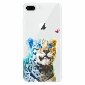 Odolné silikonové pouzdro iSaprio - Leopard With Butterfly - iPhone 8 Plus obraz