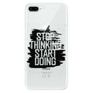 Odolné silikonové pouzdro iSaprio - Start Doing - black - iPhone 8 Plus obraz