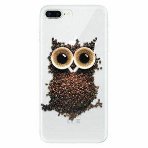 Odolné silikonové pouzdro iSaprio - Owl And Coffee - iPhone 8 Plus obraz