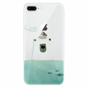 Odolné silikonové pouzdro iSaprio - Bear With Boat - iPhone 8 Plus obraz