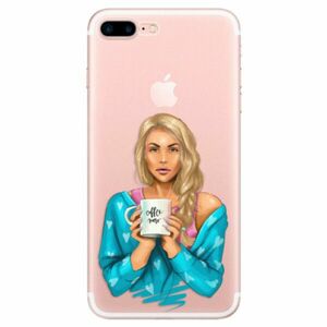 Odolné silikonové pouzdro iSaprio - Coffe Now - Blond - iPhone 7 Plus obraz