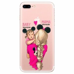 Odolné silikonové pouzdro iSaprio - Mama Mouse Blond and Girl - iPhone 7 Plus obraz