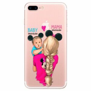 Odolné silikonové pouzdro iSaprio - Mama Mouse Blonde and Boy - iPhone 7 Plus obraz