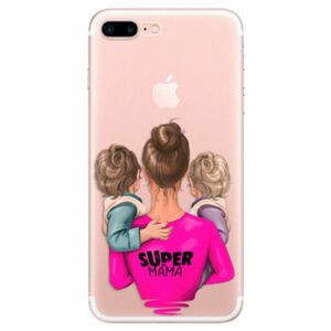 Odolné silikonové pouzdro iSaprio - Super Mama - Two Boys - iPhone 7 Plus obraz