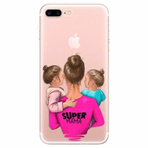 Odolné silikonové pouzdro iSaprio - Super Mama - Two Girls - iPhone 7 Plus obraz