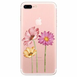 Odolné silikonové pouzdro iSaprio - Three Flowers - iPhone 7 Plus obraz