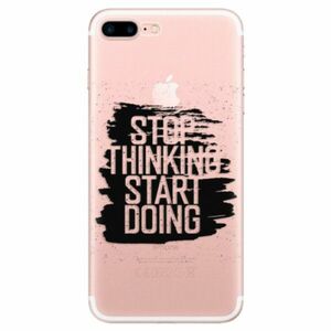 Odolné silikonové pouzdro iSaprio - Start Doing - black - iPhone 7 Plus obraz