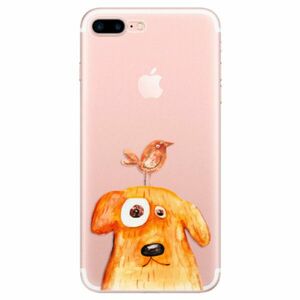 Odolné silikonové pouzdro iSaprio - Dog And Bird - iPhone 7 Plus obraz