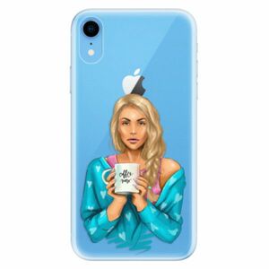 Odolné silikonové pouzdro iSaprio - Coffe Now - Blond - iPhone XR obraz