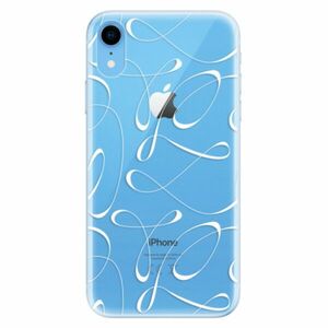 Odolné silikonové pouzdro iSaprio - Fancy - white - iPhone XR obraz