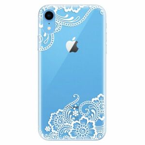 Odolné silikonové pouzdro iSaprio - White Lace 02 - iPhone XR obraz