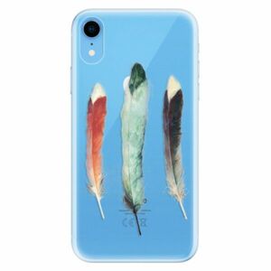 Odolné silikonové pouzdro iSaprio - Three Feathers - iPhone XR obraz
