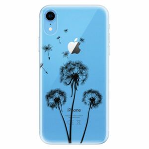 Odolné silikonové pouzdro iSaprio - Three Dandelions - black - iPhone XR obraz