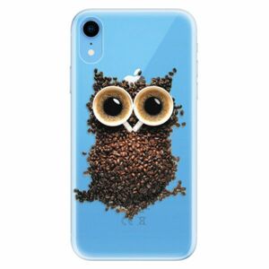 Odolné silikonové pouzdro iSaprio - Owl And Coffee - iPhone XR obraz