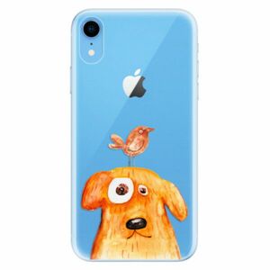 Odolné silikonové pouzdro iSaprio - Dog And Bird - iPhone XR obraz