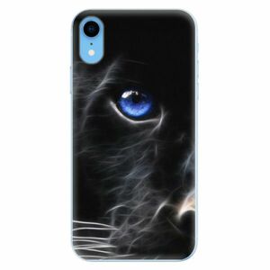 Odolné silikonové pouzdro iSaprio - Black Puma - iPhone XR obraz