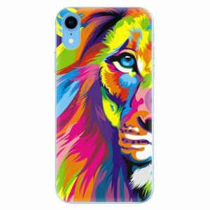 Odolné silikonové pouzdro iSaprio - Rainbow Lion - iPhone XR obraz