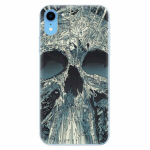Odolné silikonové pouzdro iSaprio - Abstract Skull - iPhone XR obraz