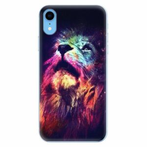 Odolné silikonové pouzdro iSaprio - Lion in Colors - iPhone XR obraz