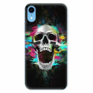 Odolné silikonové pouzdro iSaprio - Skull in Colors - iPhone XR obraz