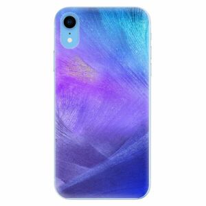 Odolné silikonové pouzdro iSaprio - Purple Feathers - iPhone XR obraz