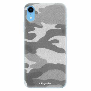 Odolné silikonové pouzdro iSaprio - Gray Camuflage 02 - iPhone XR obraz