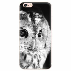 Odolné silikonové pouzdro iSaprio - BW Owl - iPhone 6 Plus/6S Plus obraz