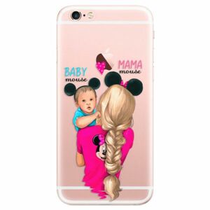 Odolné silikonové pouzdro iSaprio - Mama Mouse Blonde and Boy - iPhone 6 Plus/6S Plus obraz