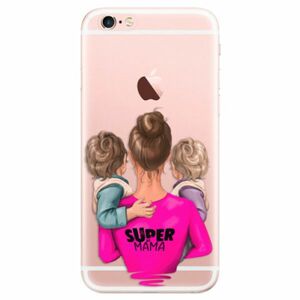 Odolné silikonové pouzdro iSaprio - Super Mama - Two Boys - iPhone 6 Plus/6S Plus obraz