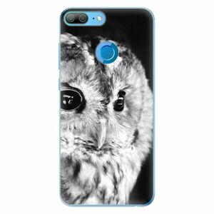 Odolné silikonové pouzdro iSaprio - BW Owl - Huawei Honor 9 Lite obraz