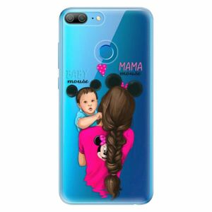 Odolné silikonové pouzdro iSaprio - Mama Mouse Brunette and Boy - Huawei Honor 9 Lite obraz