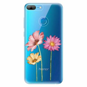 Odolné silikonové pouzdro iSaprio - Three Flowers - Huawei Honor 9 Lite obraz