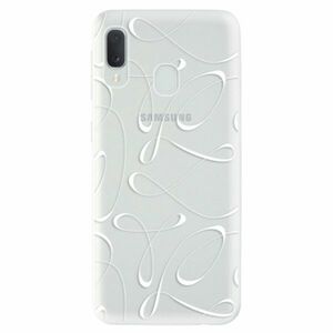 Odolné silikonové pouzdro iSaprio - Fancy - white - Samsung Galaxy A20e obraz