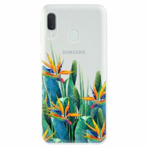 Odolné silikonové pouzdro iSaprio - Exotic Flowers - Samsung Galaxy A20e obraz