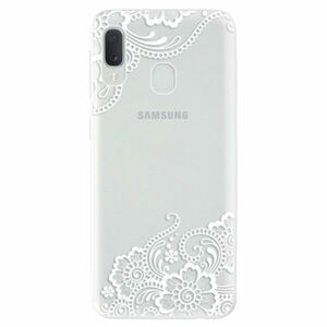 Odolné silikonové pouzdro iSaprio - White Lace 02 - Samsung Galaxy A20e obraz