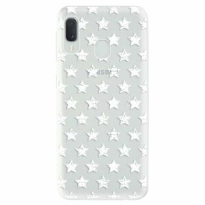 Odolné silikonové pouzdro iSaprio - Stars Pattern - white - Samsung Galaxy A20e obraz