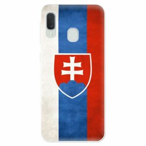 Odolné silikonové pouzdro iSaprio - Slovakia Flag - Samsung Galaxy A20e obraz