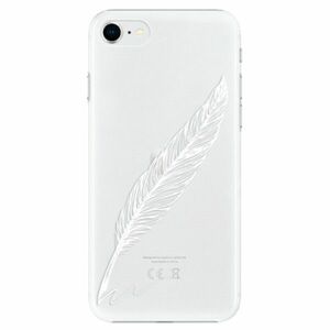 Plastové pouzdro iSaprio - Writing By Feather - white - iPhone SE 2020 obraz
