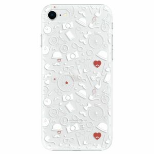 Plastové pouzdro iSaprio - Vintage Pattern 01 - white - iPhone SE 2020 obraz